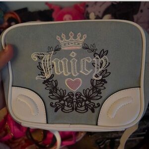Juicy couture crossbody blue and white